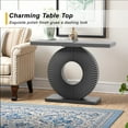 thumbnail image 5 of MAYEERTY Stylish Clutter-Free Storage Console Table, Abstract Texture Top Display Table for Collectibles, 5 of 5