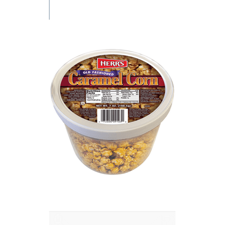 Herr's Old Fashioned Caramel Corn 7 oz. (3 Tubs) (Best Popcorn For Caramel Corn)