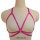 thumbnail image 5 of Sonducket Arnés Sujetador Sujetador Erógeno Apasionado Sin Copa Sujetadores Lencería Rosa Roja Disfraces de disfraces Rosa roja Sonducket AP008767-04, 5 of 6