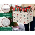 thumbnail image 7 of BOOHIT Christmas Gift Baskets Family Empty Women Hamper Cute Storage Bin Holiday Decor (Dance Gnome), 7 of 7