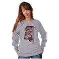 thumbnail image 3 of Coast With The Most Mississippi Sweatshirt for Men or Women Brisco Brands S, 3 of 5