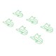 thumbnail image 3 of 100 Pcs Green Cute Paper Clips Cat Shaped Fun Bookmark Document Organizing Clips Funny Bookmark Planner Clips, 3 of 3