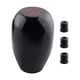 thumbnail image 1 of Speravity Perilla de palanca de cambios de coche de carreras de aluminio Universal MT 5 velocidades perilla de palanca de cambios de repuesto Manual Accesorios para motos negro Speravity VI000668-03B, 1 of 6