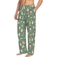thumbnail image 2 of Easygdp Mushrooms Gnome Men's Pajama Pant, Sleep Elastic Waistband Lounge Pants - XX-Large, 2 of 9