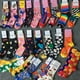 thumbnail image 2 of Calcetines de colores HappySocks para niños, de primavera y otoño, con dibujos animados, bonitos, de tubo medio, para uso exterior, calcetines de calle de moda, 2 of 6