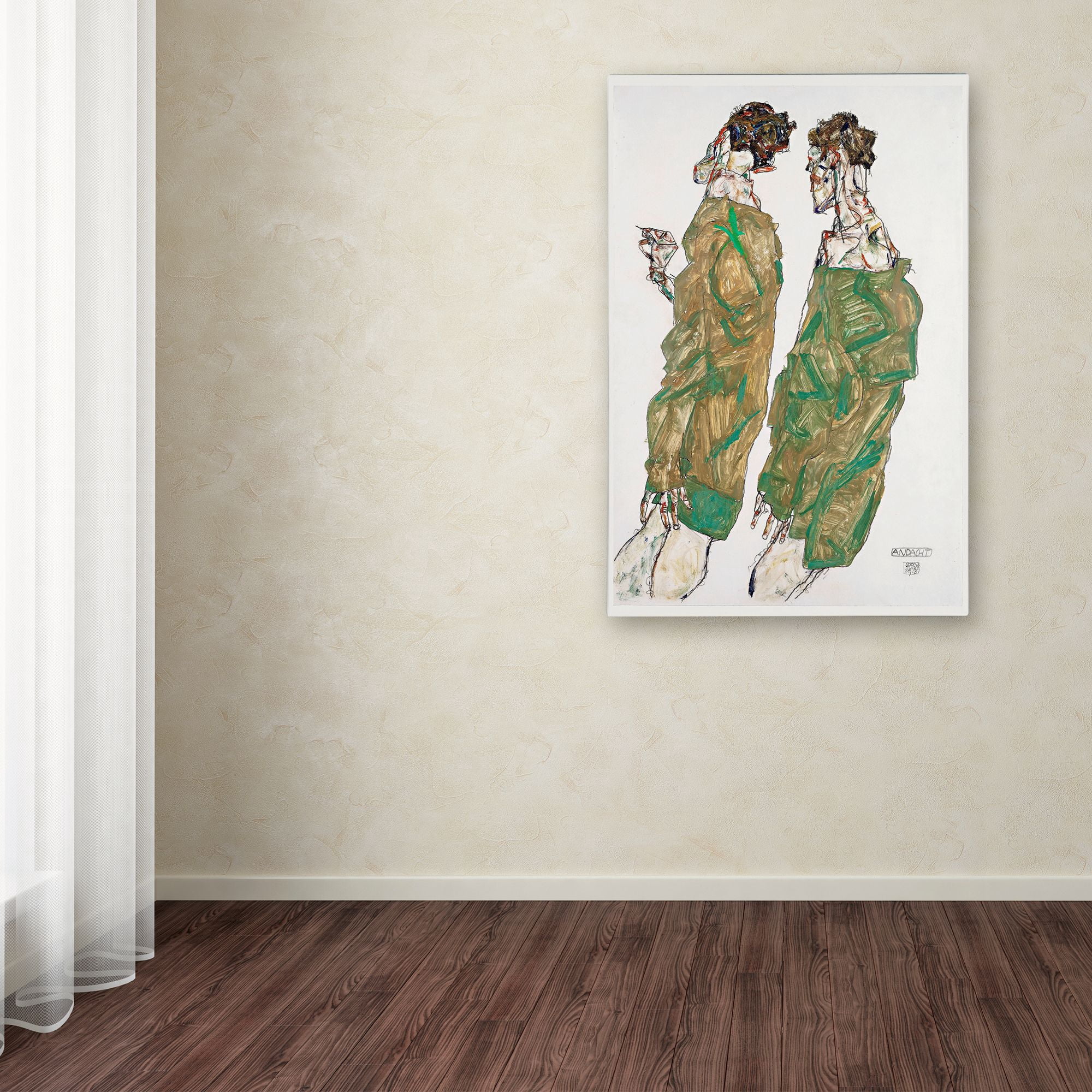 Trademark Fine Art 'Devotion' Canvas Art by Egon Schiele