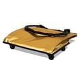 thumbnail image 3 of CleverMade Rolling Tote Cart 62L Collapsible Wheeled Bag, Gold, 3 of 11