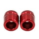 thumbnail image 2 of 2x Tapas de Tubo de Aluminio para Manillar de Motocicleta, para F 800R 2015-2017 rojo, 2 of 8
