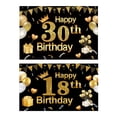 thumbnail image 4 of Backdrop Photography Prop Banner Birthday Party Decoration Polyester Streamer, 18th Birthdy Party Workhe, 4 of 9