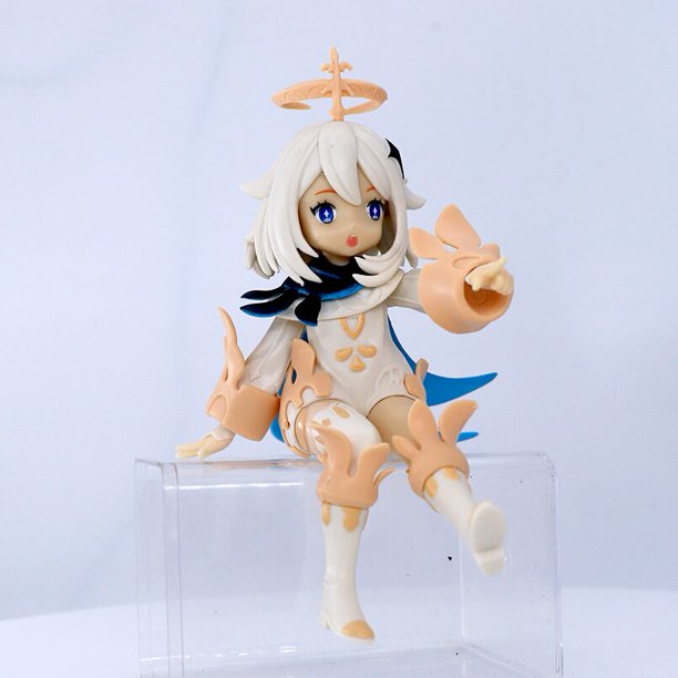 Aixlan-figura DE ACCIÓN DE Genshin Impact Keqing, 21cm, Klee, Caballero Hibana, Genshin Impact Paimon, juguetes de colección Gong Bohan LED