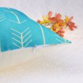 thumbnail image 4 of HMETOL Pack of 2 Throw Pillow Covers Modern Square Cushion Covers for Sofa Couch Living Room Light Blue-1 18" x 18", 4 of 6
