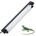 thumbnail image 1 of Lámpara UVB para reptiles T5 HO, kit combinado de iluminación UVB de 8 W para terrarios de reptiles, lámpara con reflector de aluminio curvado, iluminación UVB para anfibios tropicales y del desierto, 1 of 7