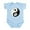 Sky Blue, variant on CafePress - Wolf Therian Ying Yang Infant Bodysuit - Baby Light Bodysuit, Size Newborn - 24 Months