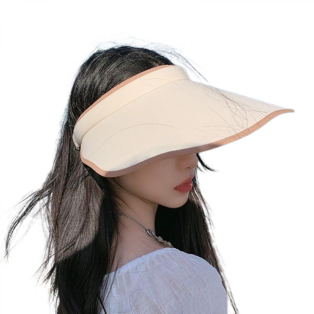 Casquette Visière Anti-Soleil Chat Beach - Léger, Vide Sur Le Dessus, Réglable, Pour Cyclisme Et Extérieur