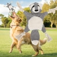 thumbnail image 3 of Dog Toy, Protection  Soft Plush Dog Chewing Toy, Training Toy For Dog Toy Gray, 3 of 8