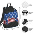 thumbnail image 4 of Balery Shark With USA Flag Lightweight Backpack for Men and Women - Durable and Water-Resistant, Ideal for School, Work, Travel, and Everyday Use, 4 of 9