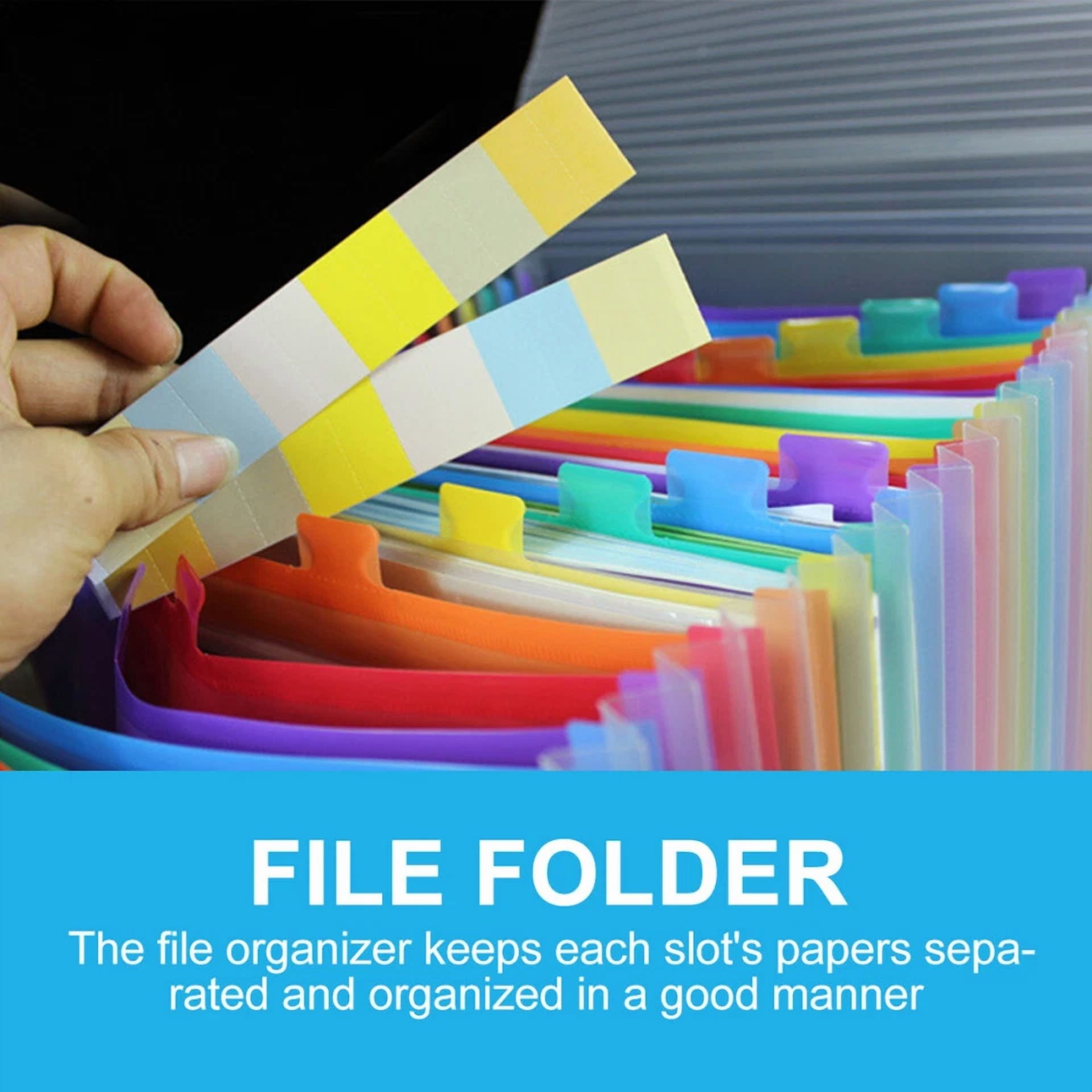 Transparent Organ Bag Baby Folder Pockets Accordion