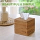 thumbnail image 5 of 2X para Caja de Pañuelos de Ratán, Soporte de Mimbre Cuadrado Tejido A Mano para Pañuelos Faciales, para Baño, Sala de Estar, Porta Pañuelos, 5 of 5