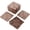 Brown, variant on 44 Pack Waterproof Interlocking Deck Tiles, 12"x12" Plastic Patio Tiles | for Indoor Outdoor Use, Patio Floor Decking Tiles for Garden Lawn Porch Poolside Balcony