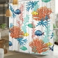thumbnail image 2 of Nature Landscape Shower Curtain Summer Forest River Jungle Waterfall Lake Window Scenery Shower Curtains Decorative for Bathroom Waterproof Fabric Shower Curtain with Hooks 48x72 Inches, 2 of 6
