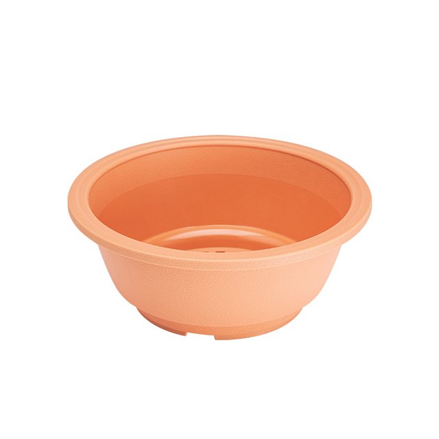 maskred Succulent Pot Flower Tray Breathable Hollow Design Smooth Edge Attractive Plant Saucer Non-slippery Base Planter Yellow