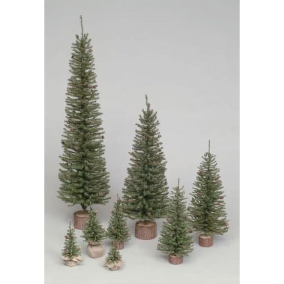 Vickerman 9" Carmel Pine Artificial Christmas Tree, Unlit