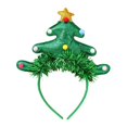 thumbnail image 3 of Diadema navideña, bonita diadema decorativa para el pelo para fiesta de cumpleaños, Año Nuevo festivo Árbol de Navidad con purpurina, 3 of 9