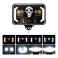 thumbnail image 1 of Faro Led Auxiliar 5 Pulgada Calavera Rgb Para Moto Auto, 1 of 8
