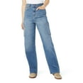 thumbnail image 1 of Levi Strauss Signature.™ Women’s Heritage High-Rise Utility Loose Straight Jeans, 1 of 3