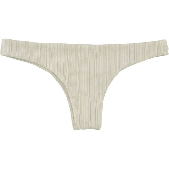 Tavik Womens Ali Minimal Coverage Bikini Swim Bottom, Beige, Large