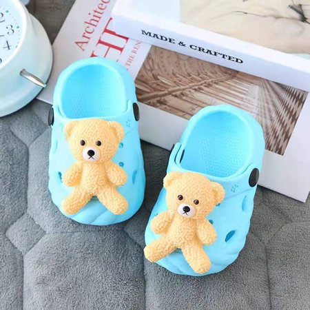 

Toddler Baby Cute Bear Non-slip Clogs Sandals