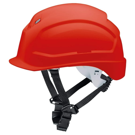 Uvex Pheos S-KR Safety Helmet - Construction Helmet with 4-Point Chin Strap and Ventilation Hol