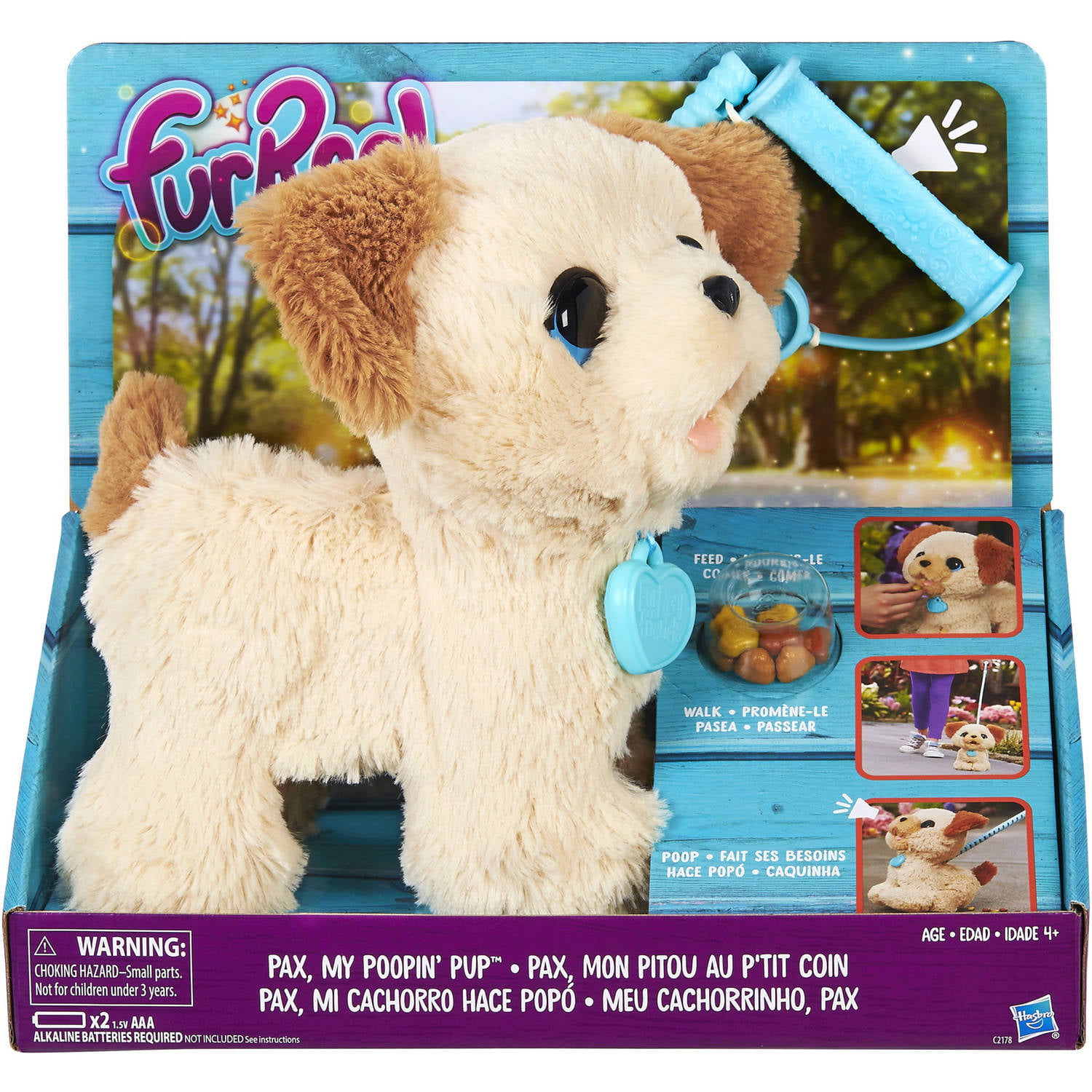 Pax My Poopin Pup FurReal Friends Pet Walking Dog Potty Sounds 6s3nzl1 for sale online 