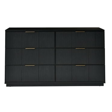 Better Homes & Gardens Lillian Fluted 6 Drawer Dresser, Black Finish Box 2