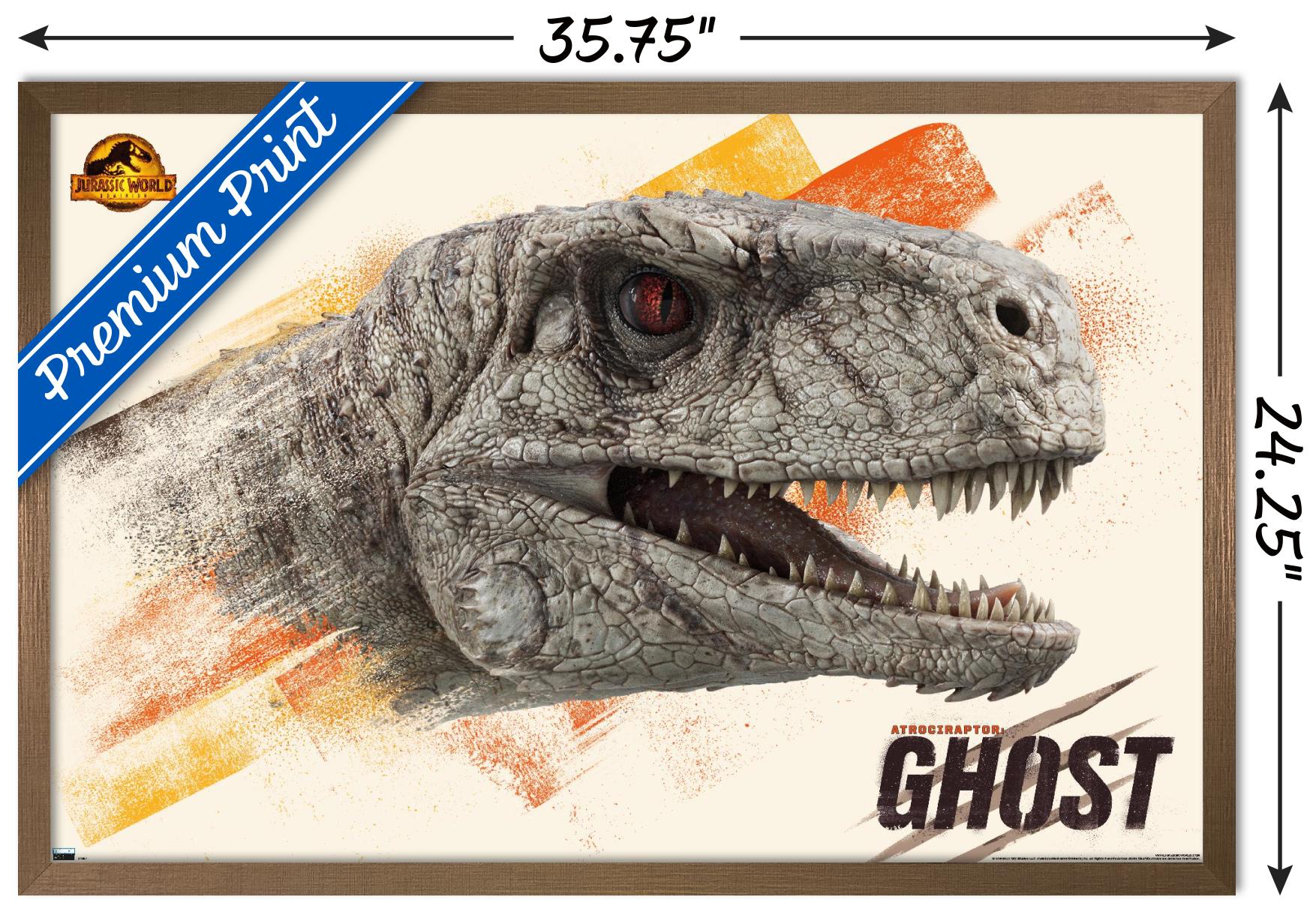 Jurassic World: Dominion - Ghost Wall Poster, 22.375" x 34" Framed