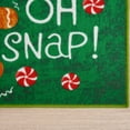 thumbnail image 5 of Holiday Collection Gingerbread Man Area Rug, 3' x 2', 5 of 5