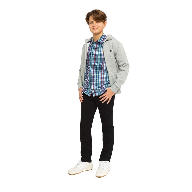 U.S. Polo Assn. Boys Straight Knit Denim Jeans, Sizes 4-18 photo 5