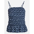 thumbnail image 6 of Time and Tru Women's Smocked Tank Top, Sizes XS-XXXL, 6 of 6