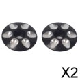 thumbnail image 1 of Conjunto de 6x2 Elementos de Aluminio para Bicicleta - Accesorios en 2 piezas, 1 of 8