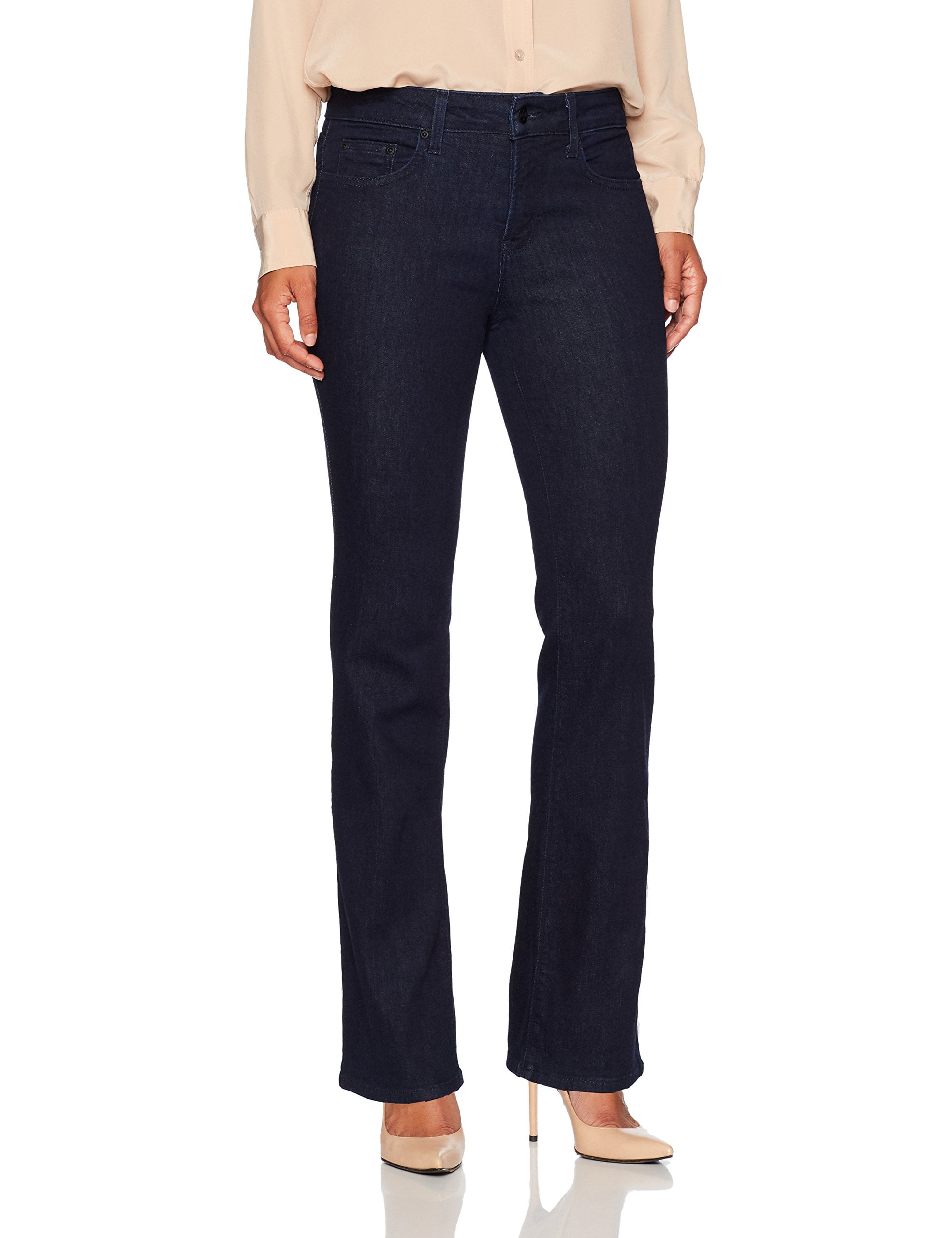 NYDJ Womens Jeans Petite Bootcut Tummy Control Stretch 0P Walmart