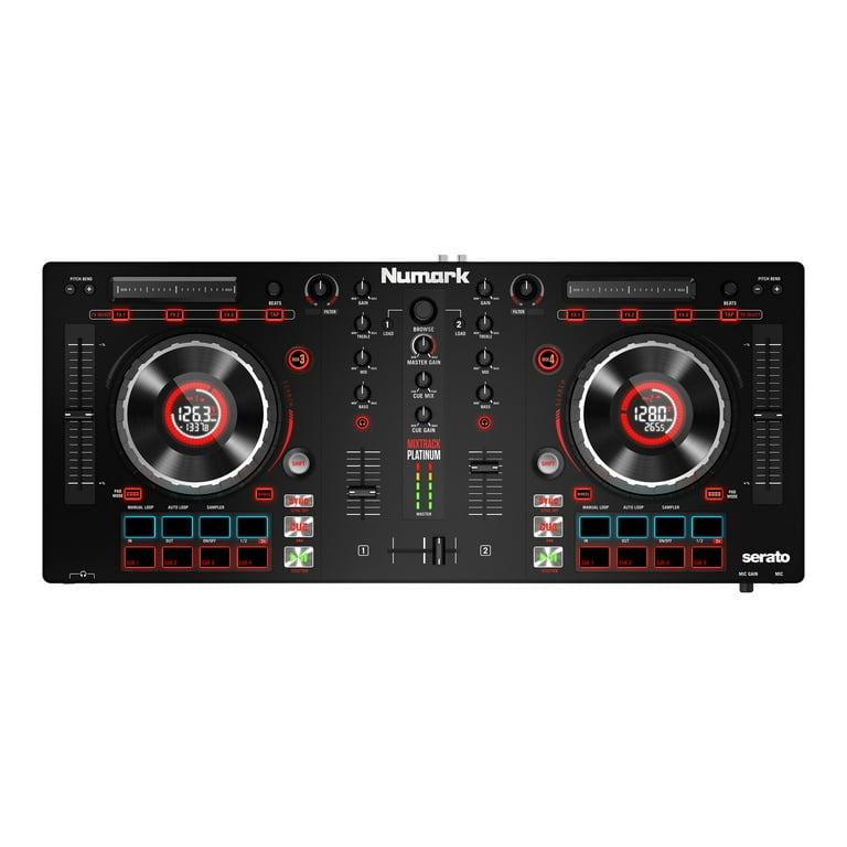 Numark Mixtrack Pratinum DJコントローラー Numark Mixtrack Platinum FX - DJ Controller with 4 Deck
