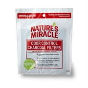 Nature's Miracle Odor Control Universal Charcoal Filter [2 Count] Bags - Pack of 5