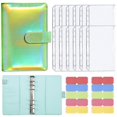 thumbnail image 1 of A6 Dazzling Loose-leaf Binder Handbook Pu Notebook Cash Budget Book- Jxlgv, 1 of 1