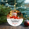 thumbnail image 6 of Add Image Grandpa 2025 Ornament Present, Custom First Christmas As Grandpa Ornament Gift, Personalized Baby Photo Christmas Ornament for 1st Time As Grandpa Grandfather Ornament Keepsake xsHFR7, 6 of 6