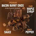 MaxJerky Montreal Maple Bacon Burnt Ends, Smoked Bacon Jerky, 2.5 OZ (4 Pack)
