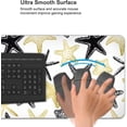 thumbnail image 2 of Large Keyboard Mouse Mat, Desk Pad Protector Summer Starfish Marine Waterproof Non-Slip Rubber Base Mousepad with Stitched Edges 31.5x11.8, 2 of 6