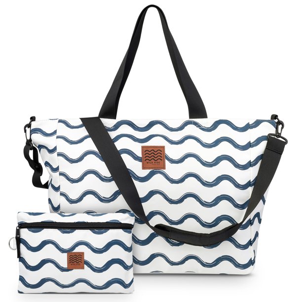 Bolsa de playa Tote Isla + Kai Travel ligera e impermeable