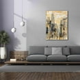 thumbnail image 4 of Epic Graffiti 'Manhattan Gray and Gold I' by Silvia Vassileva, Canvas Wall Art, 40"x54", 4 of 8