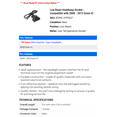 thumbnail image 2 of Low Beam Headlamp Socket - Compatible with 2008 - 2013 Scion tC 2009 2010 2011 2012, 2 of 2