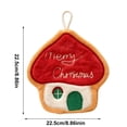 thumbnail image 3 of OAVQHLG3B Christmas Hand Towels with Hanging Loop Soft Santa Dishtowels Xmas Hanging Washcloths Christmas Holiday Bathroom Kitchen Dish Towels Set for Drying Cleaning Cooking, 3 of 8
